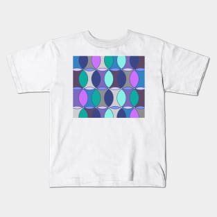 Abstract Cool Color Circles Kids T-Shirt